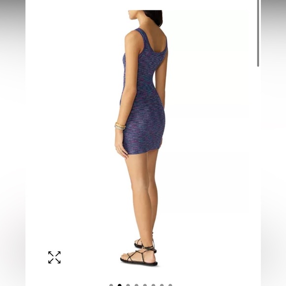 Ba&sh Maxine ribbed multi colored knit dress - Picture 2 of 12